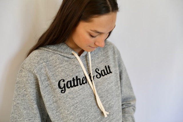 GATHER & SALT Original Embroidered Pullover Hoodie